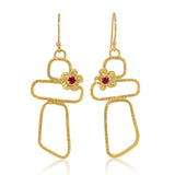 Campanile Earrings - Gold